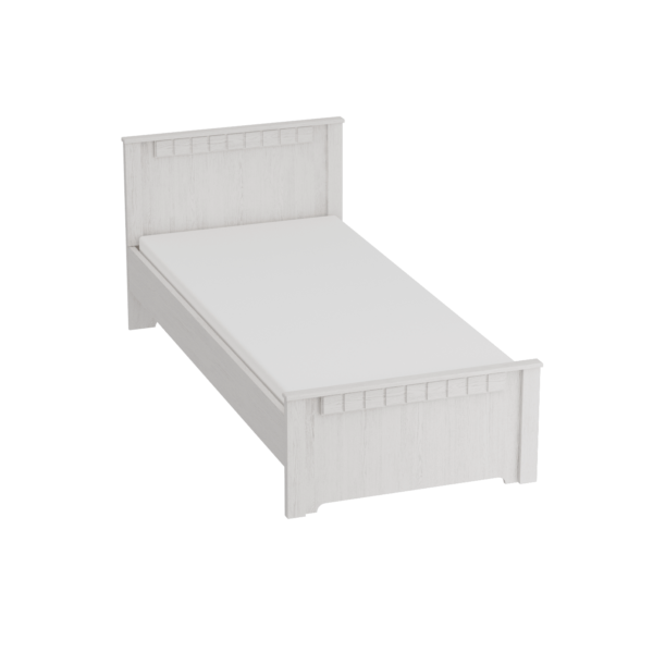 Кровать Прованс - бодега белая с патиной